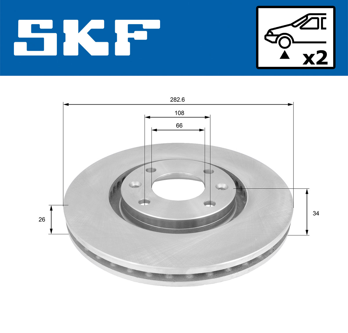 SKF VKBD 80002 V2 спирачен...